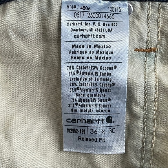 Carhartt Force Extremes Relaxed Fit Jeans | Men’s 36x30 | Workwear Tapered Leg - Picture 12 of 13